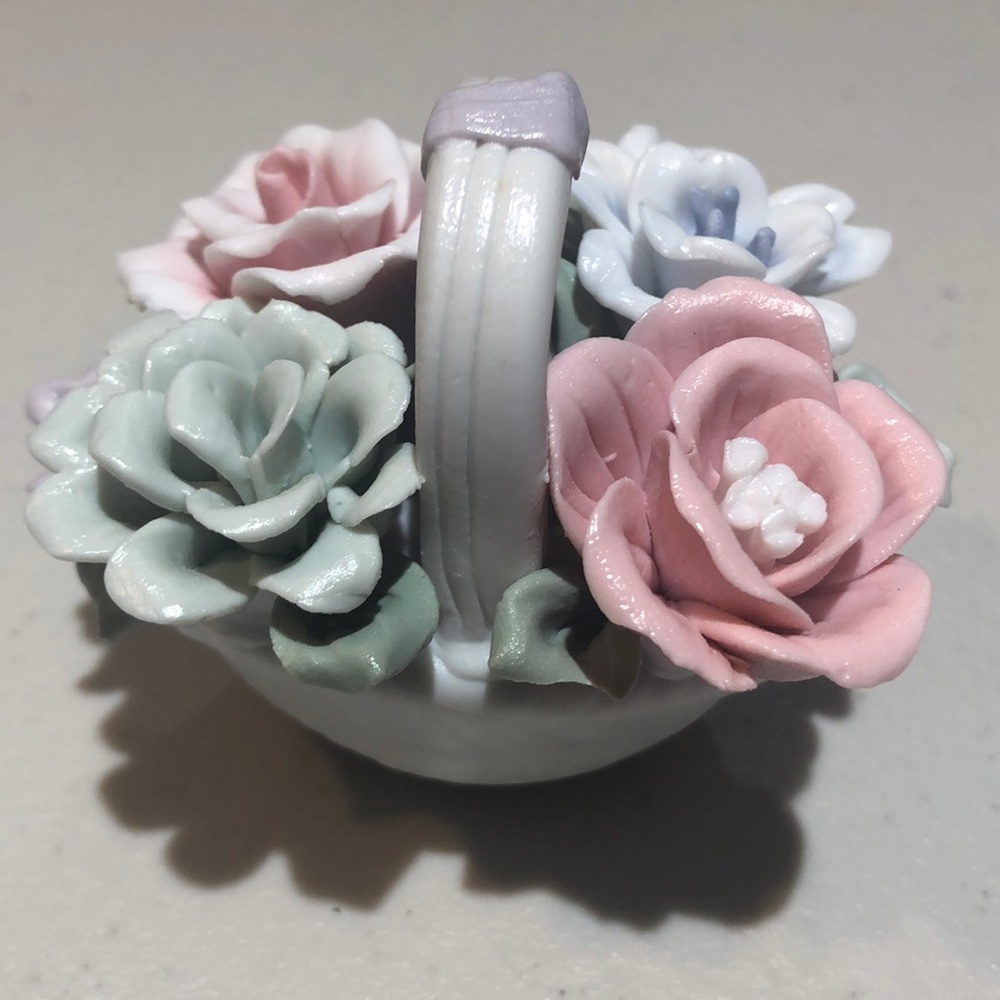 Vintage Albert E Price Products Flower Basket